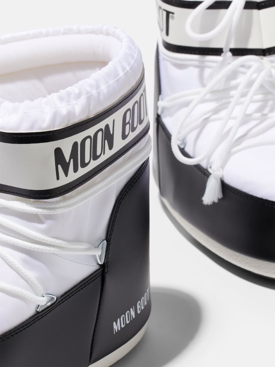 Moon Boot ICON LOW NYLON BOOTS - WHITE