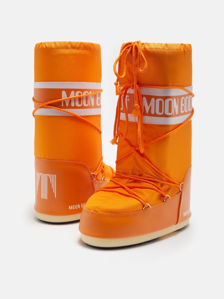 Moon Boot ICON NYLON BOOTS - SUNNY ORANGE