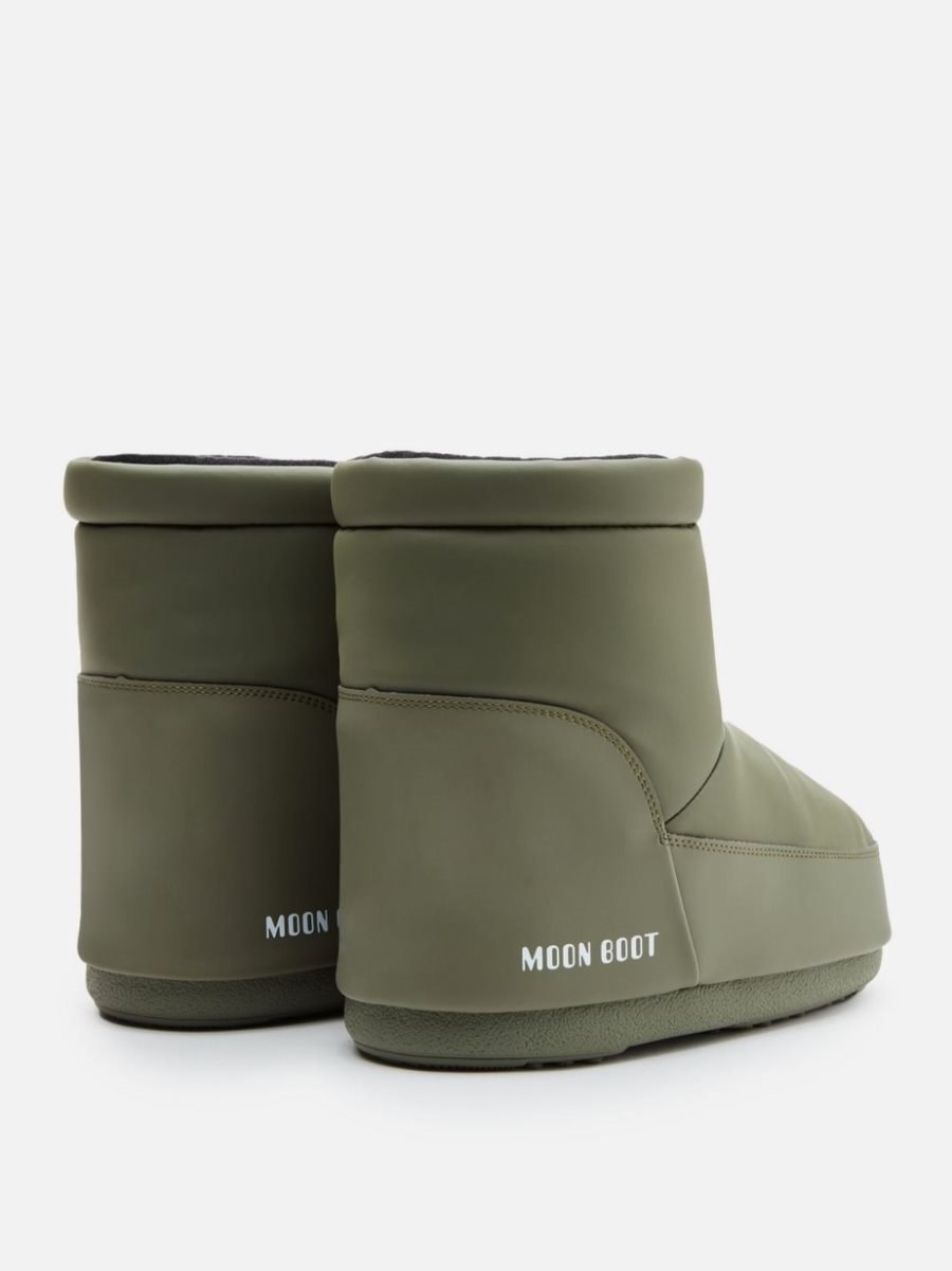 Moon Boot ICON LOW RUBBER BOOTS - KHAKI