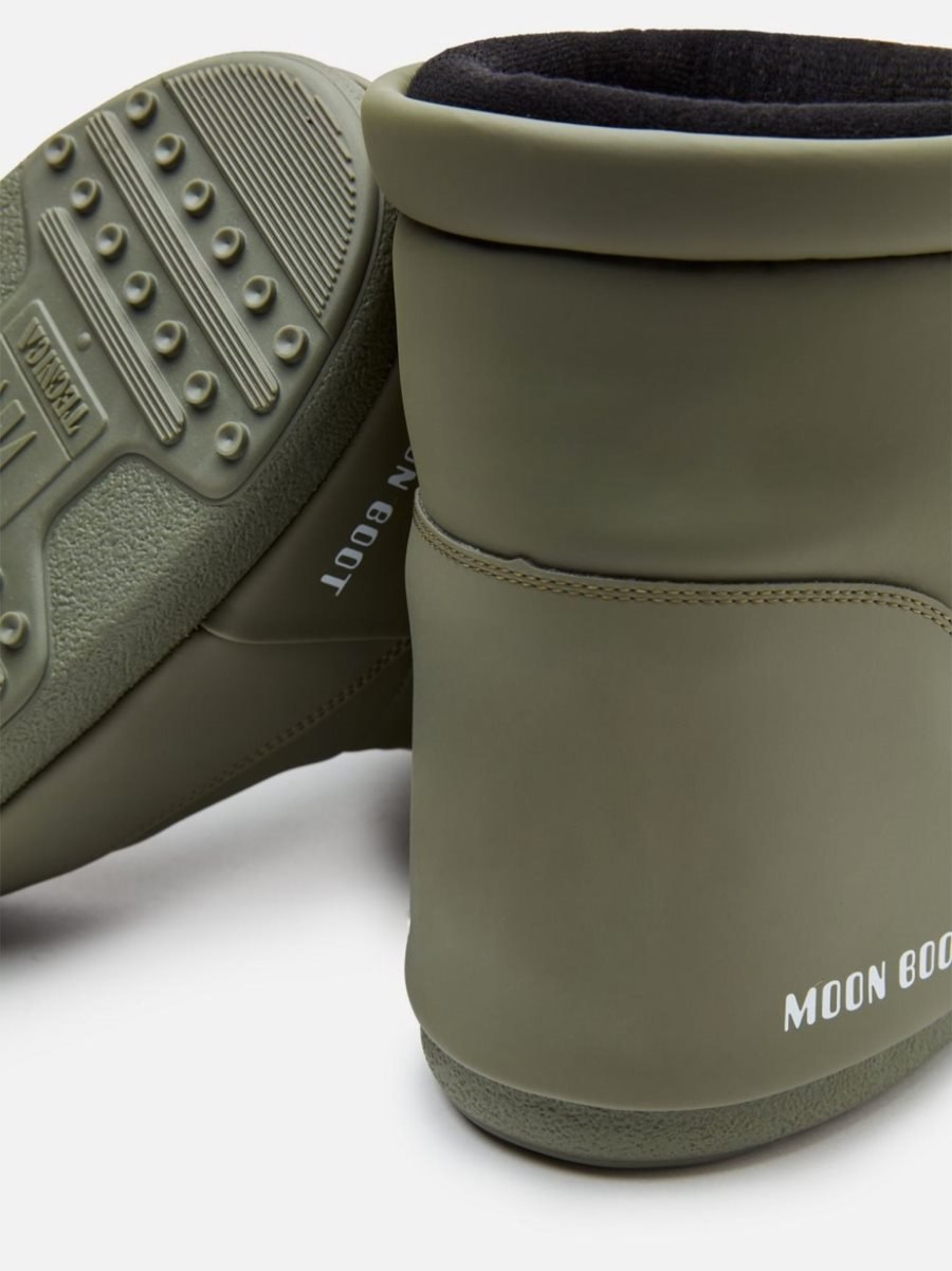 Moon Boot ICON LOW RUBBER BOOTS - KHAKI