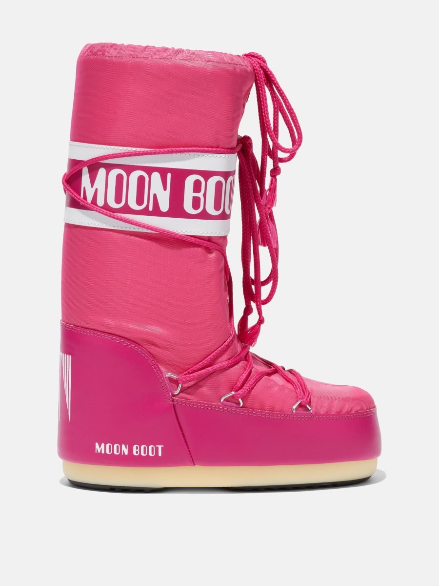 Moon Boot ICON NYLON BOOTS - BOUGANVILLE - Click Image to Close