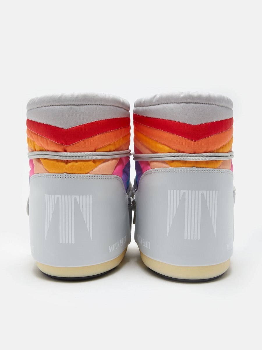 Moon Boot ICON LOW RAINBOW BOOTS - GLACIER GREY