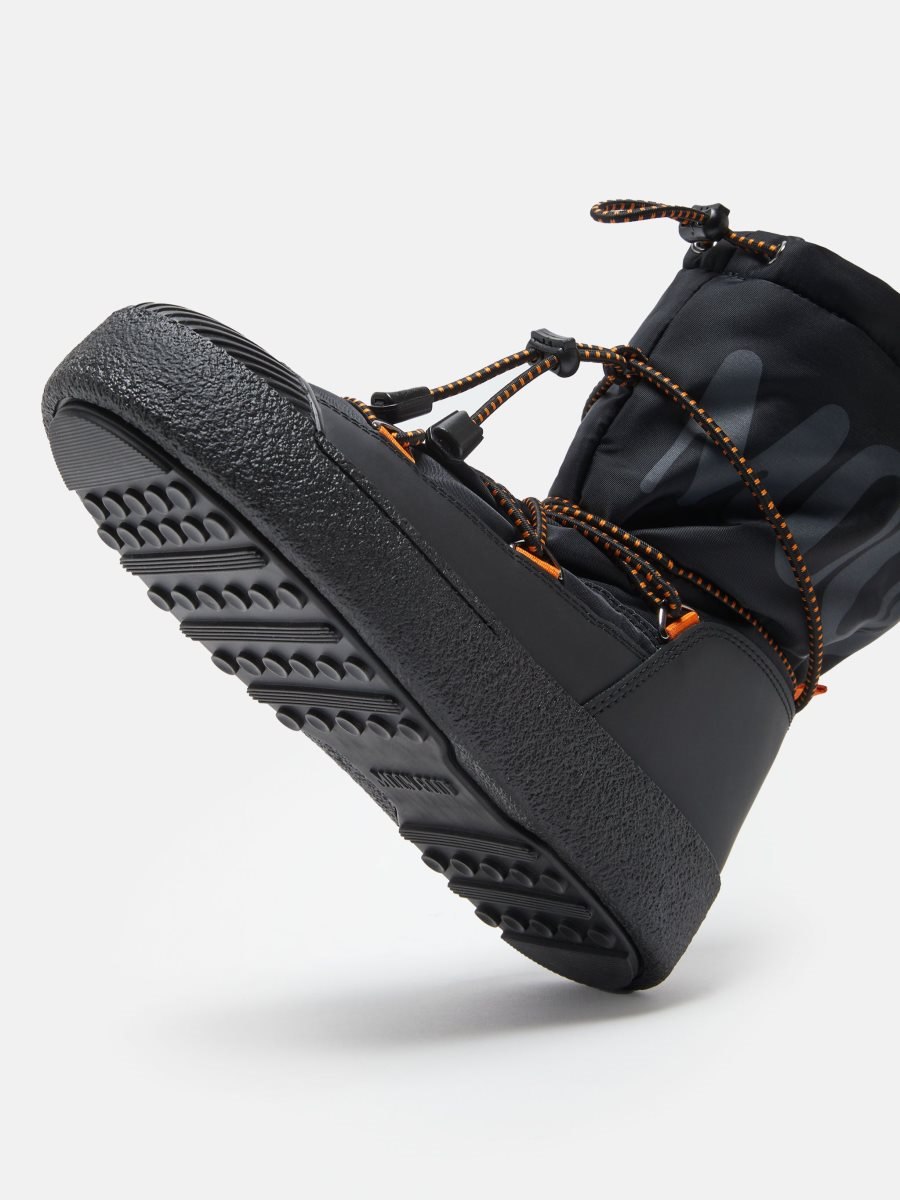 Moon Boot LTRACK POLAR BOOTS - BLACK/ORANGE