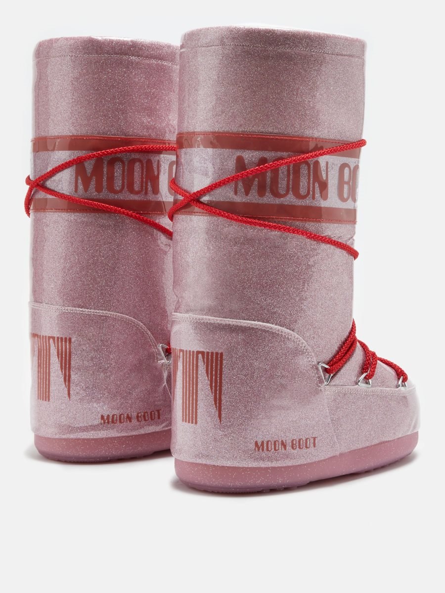 Moon Boot ICON GLITTER BOOTS - PINK