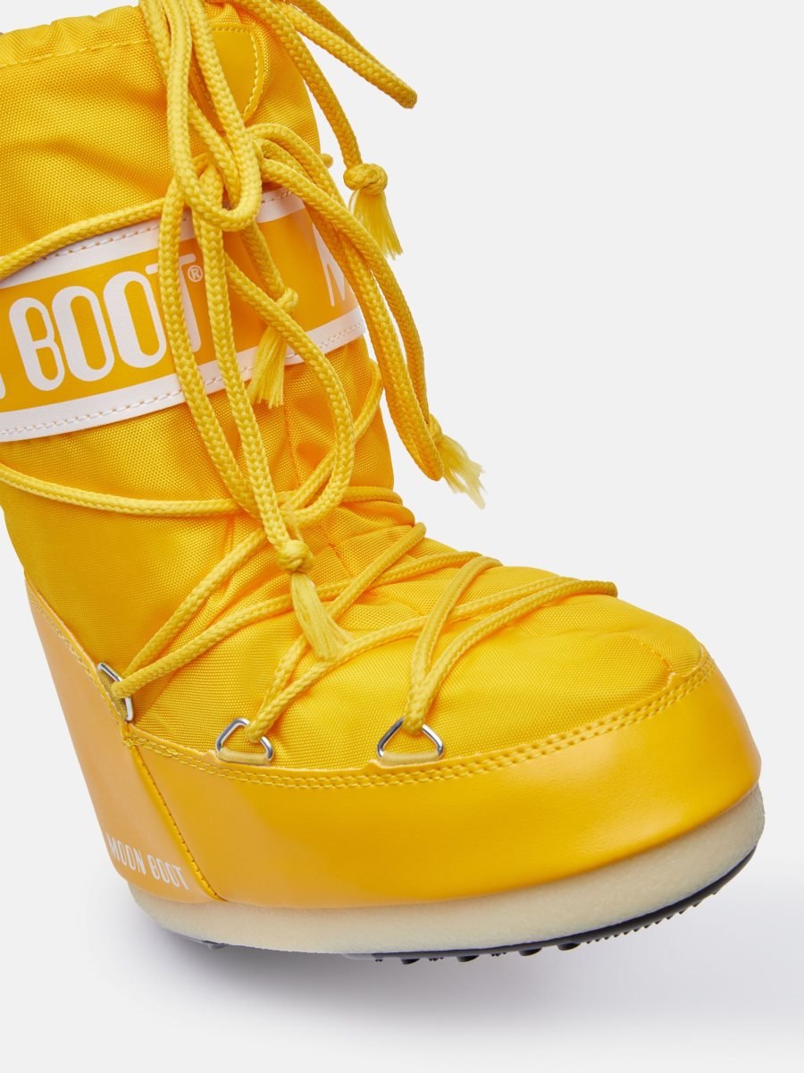 Moon Boot ICON JUNIOR NYLON BOOTS - YELLOW