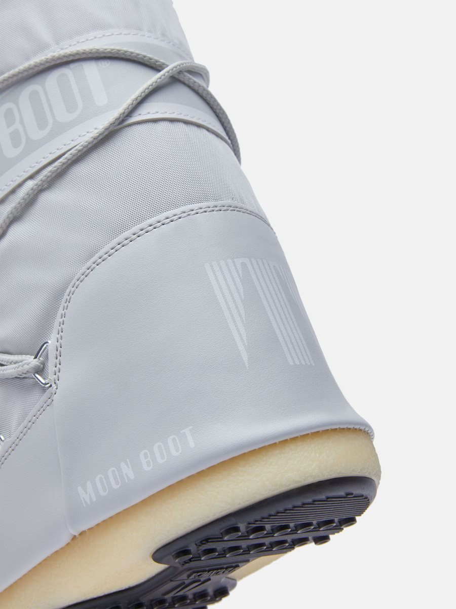 Moon Boot ICON JUNIOR NYLON BOOTS - GLACIER GREY