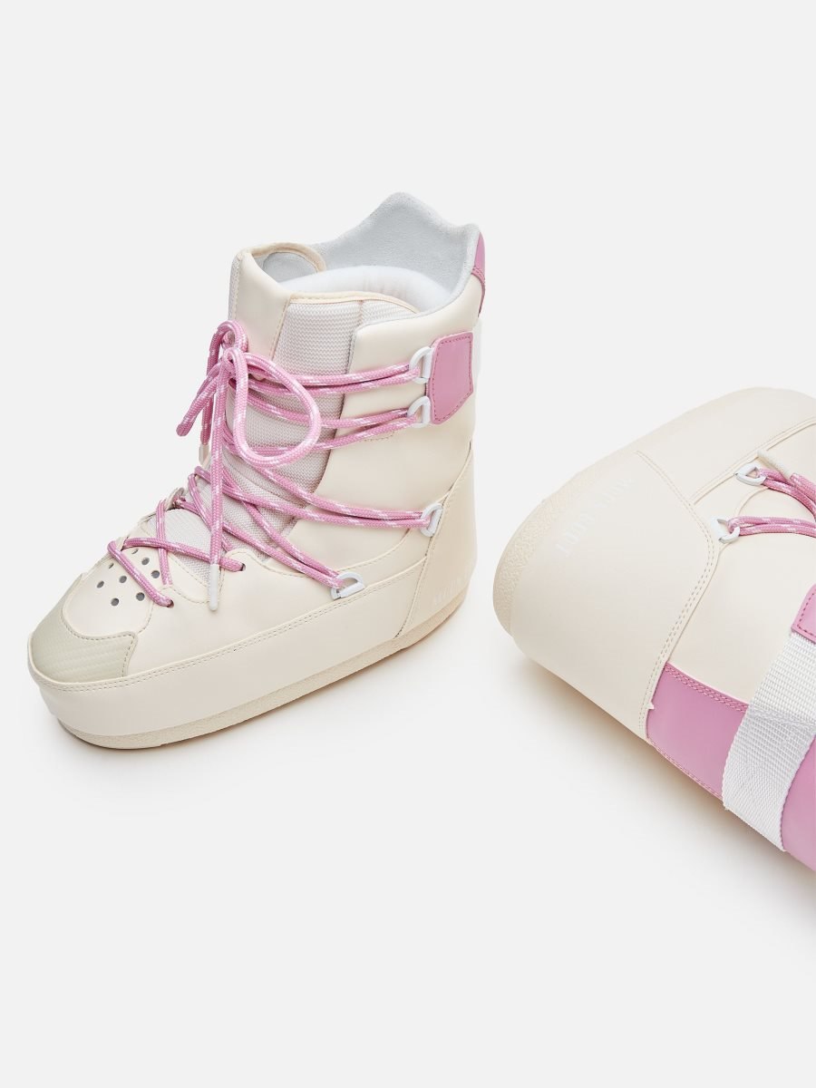 Moon Boot SNEAKER MID BOOTS - FROZEN PINK