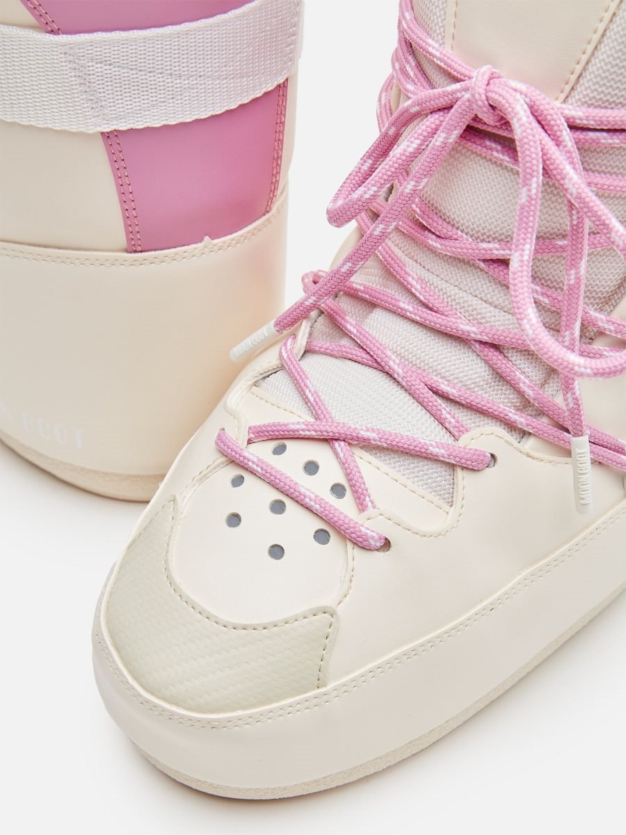 Moon Boot SNEAKER MID BOOTS - FROZEN PINK