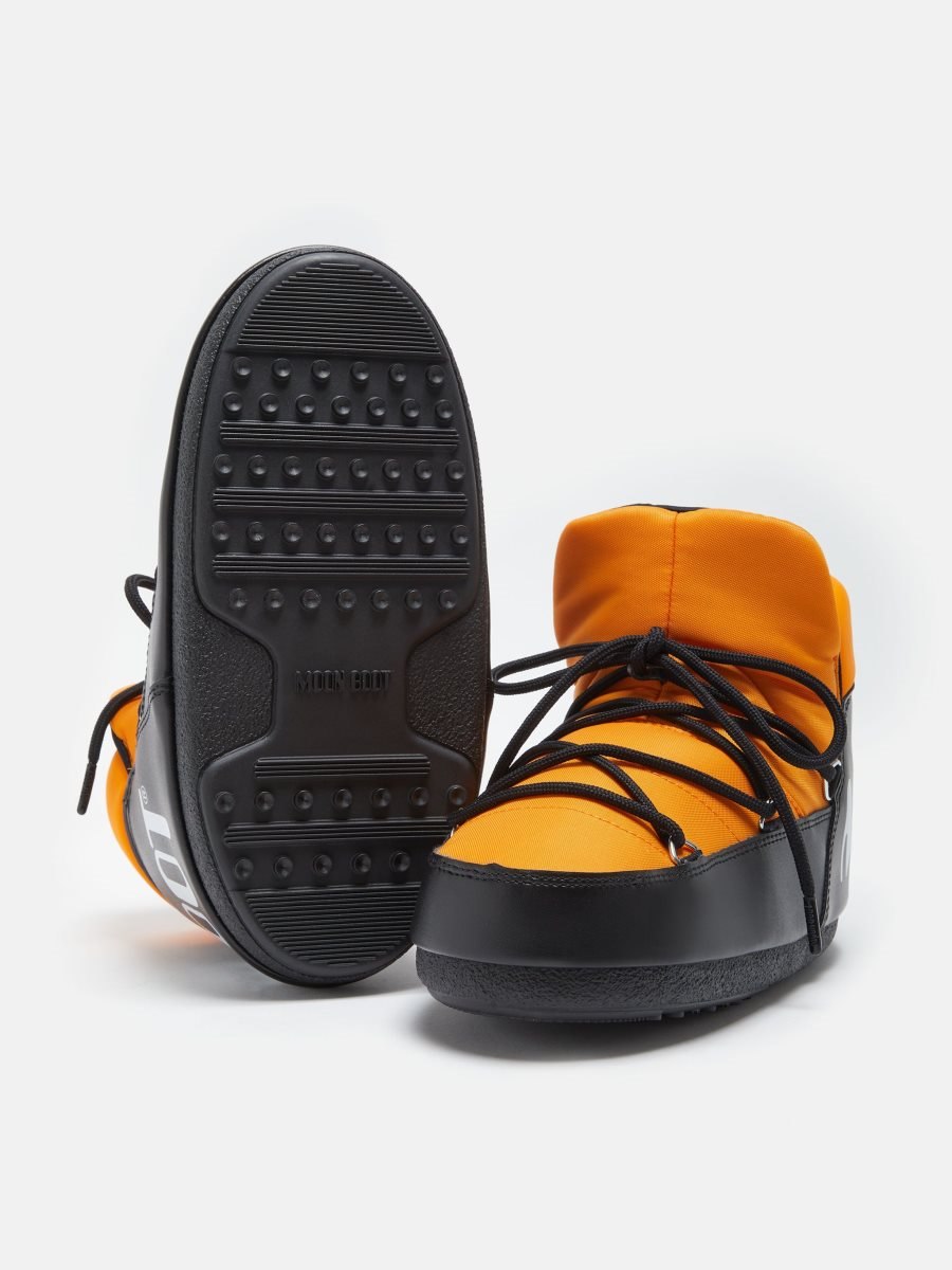 Moon Boot ICON BICOLOUR NYLON PUMPS - SUNNY ORANGE