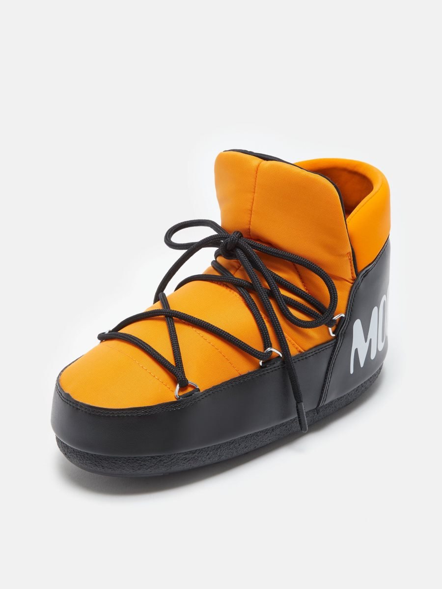 Moon Boot ICON BICOLOUR NYLON PUMPS - SUNNY ORANGE