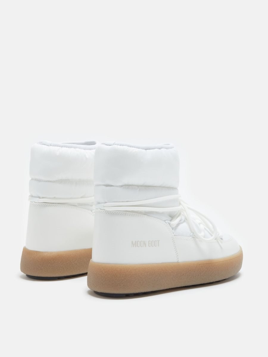 Moon Boot LTRACK LOW NYLON BOOTS - WHITE