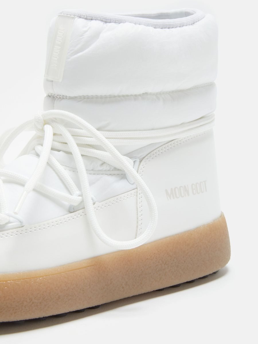 Moon Boot LTRACK LOW NYLON BOOTS - WHITE