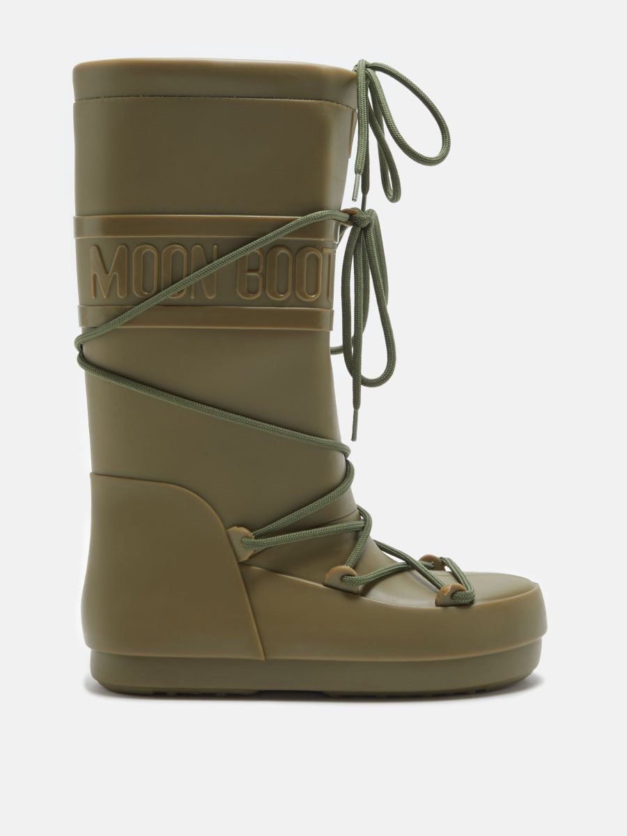 Moon Boot HIGH RAIN BOOTS - KHAKI