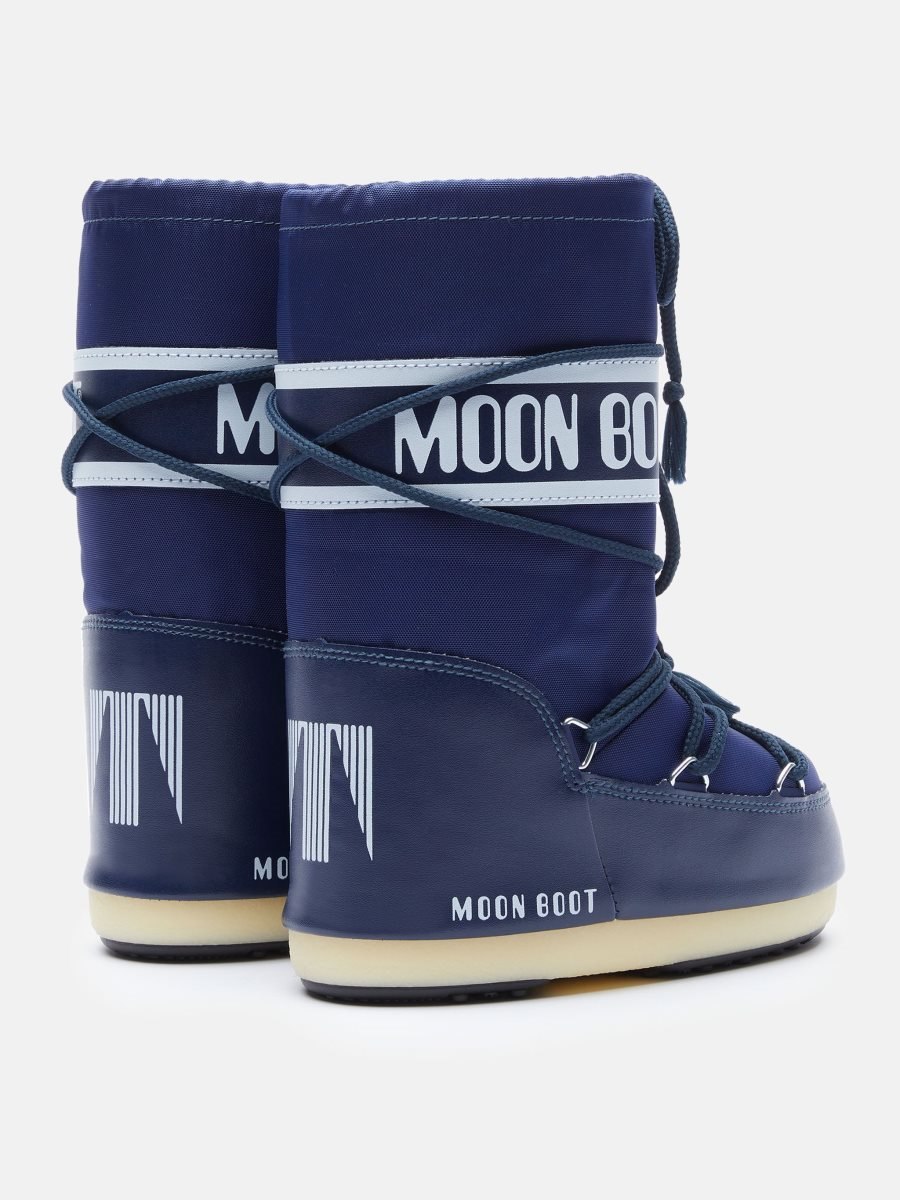 Moon Boot ICON JUNIOR NYLON BOOTS - BLUE