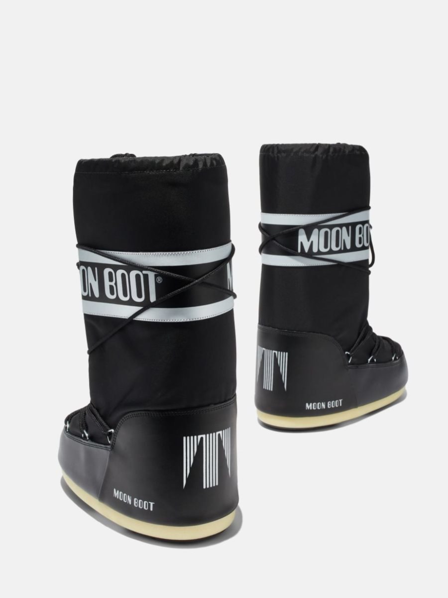 Moon Boot ICON NYLON BOOTS - BLACK