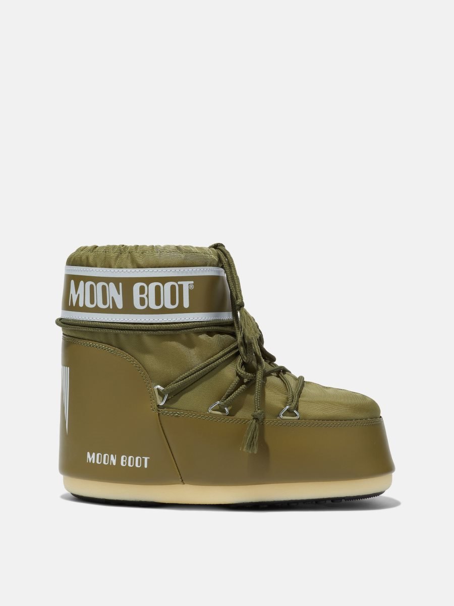 Moon Boot ICON LOW NYLON BOOTS - KHAKI