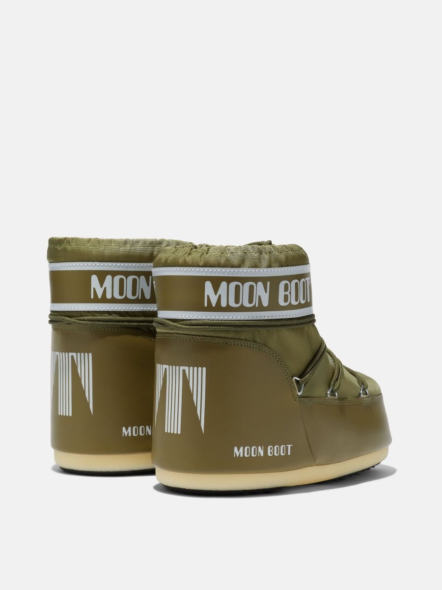 Moon Boot ICON LOW NYLON BOOTS - KHAKI