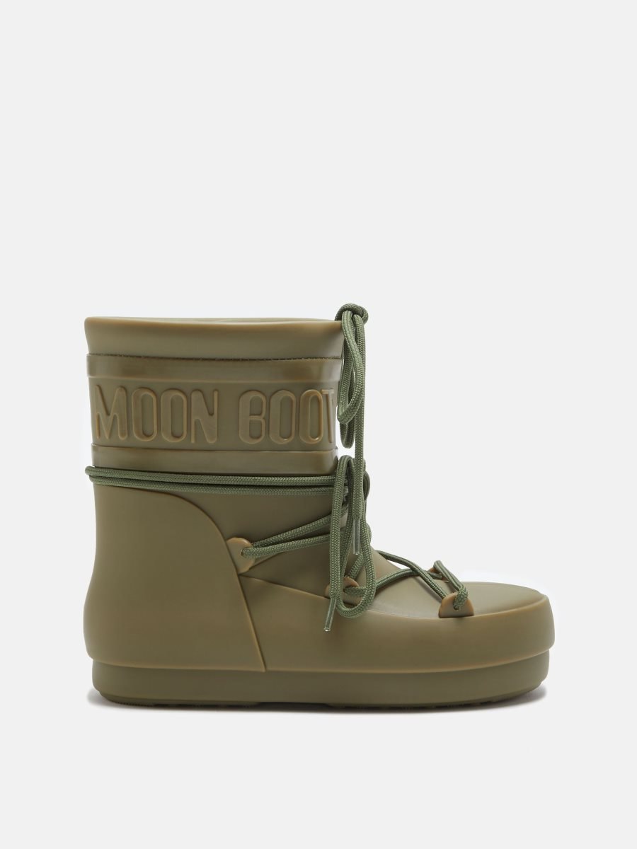 Moon Boot LOW RAIN BOOTS - KHAKI