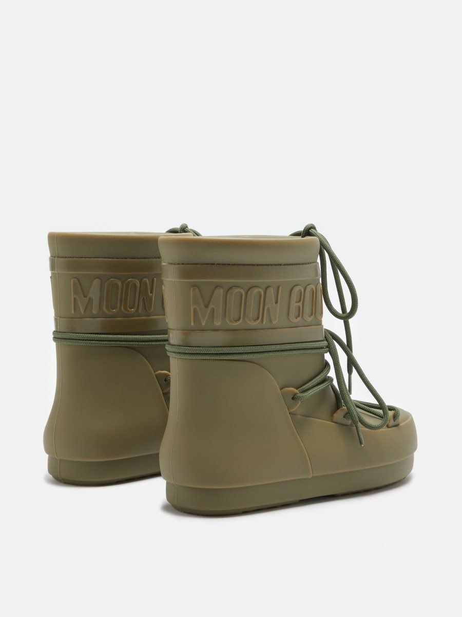 Moon Boot LOW RAIN BOOTS - KHAKI