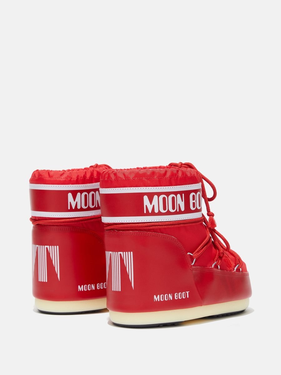 Moon Boot ICON LOW NYLON BOOTS - RED