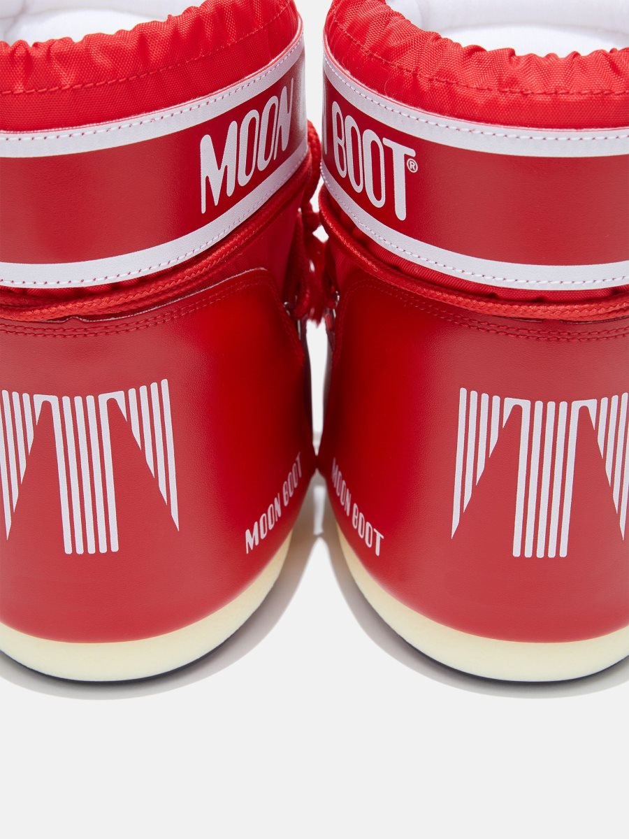 Moon Boot ICON LOW NYLON BOOTS - RED