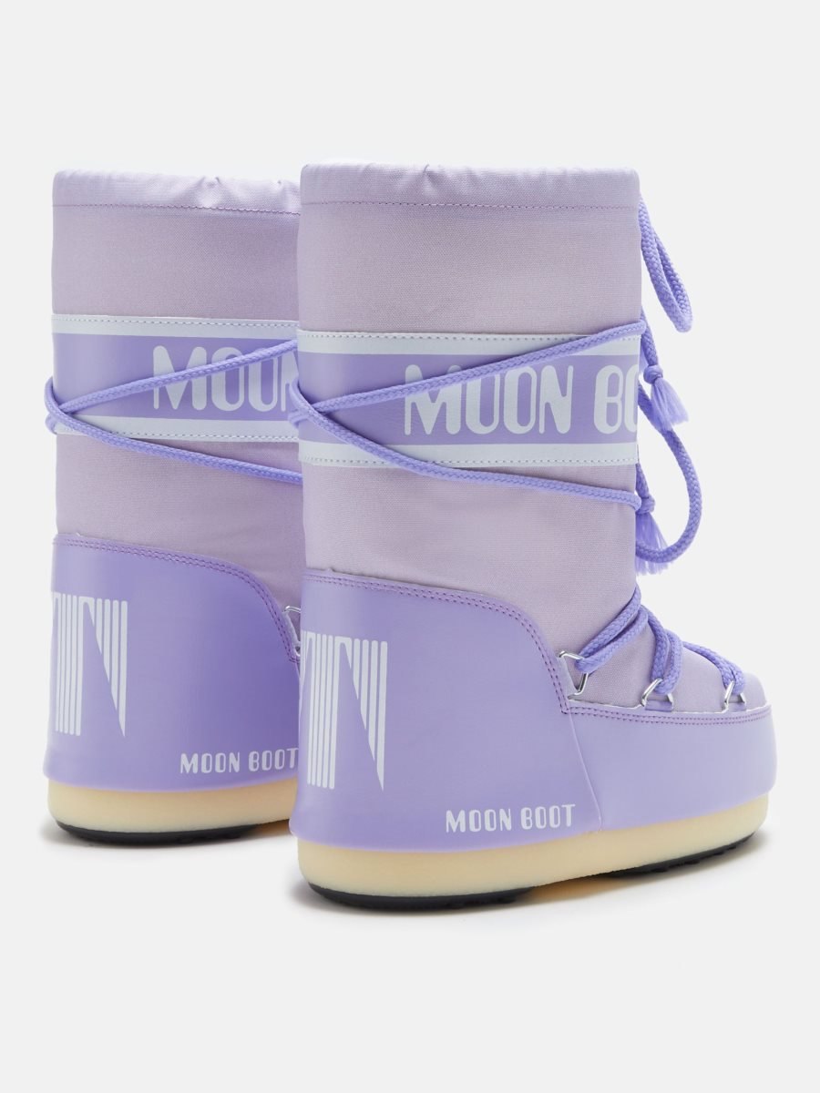 Moon Boot ICON JUNIOR NYLON BOOTS - LILAC