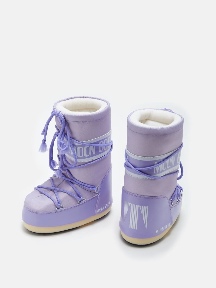 Moon Boot ICON JUNIOR NYLON BOOTS - LILAC