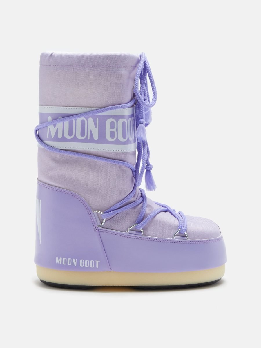 Moon Boot ICON JUNIOR NYLON BOOTS - LILAC