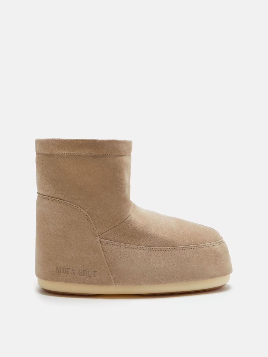 Moon Boot ICON LOW SUEDE BOOTS - SAND