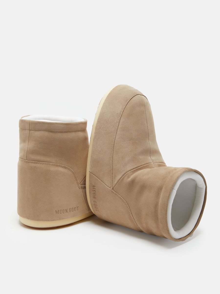 Moon Boot ICON LOW SUEDE BOOTS - SAND