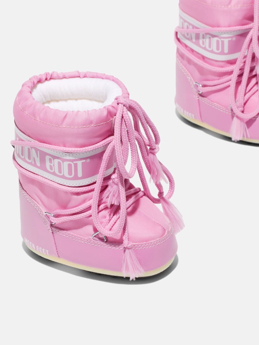 Moon Boot ICON MINI NYLON BOOTS - PINK