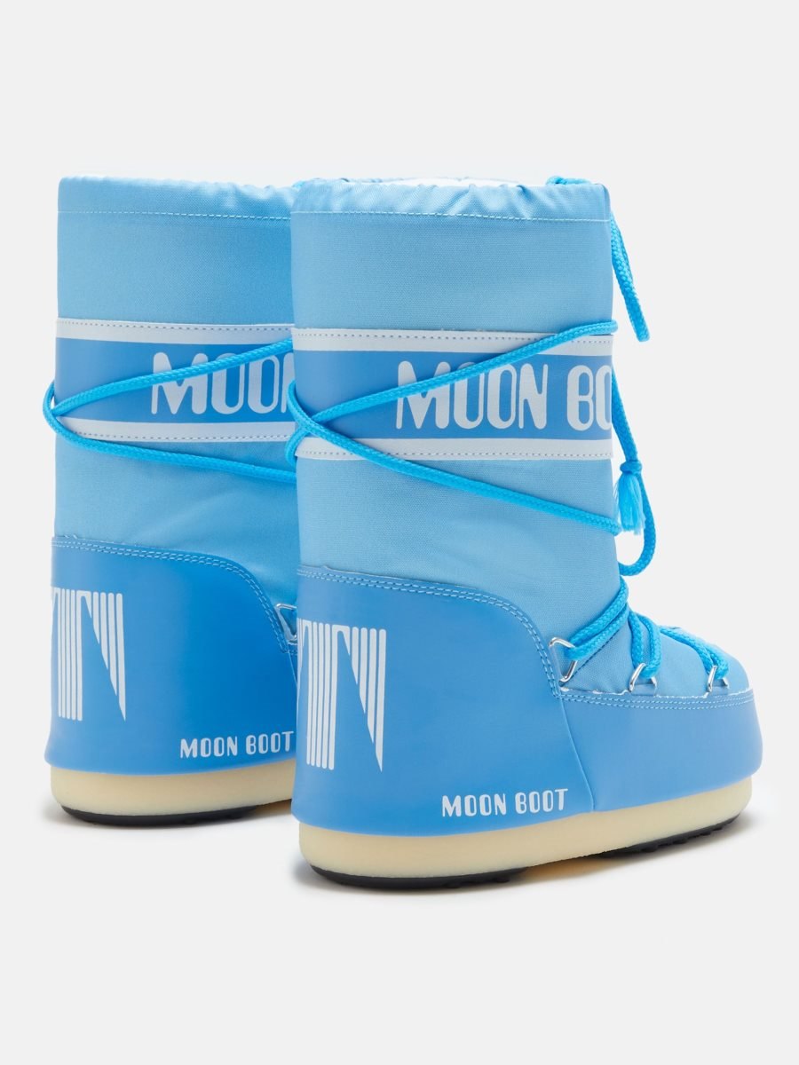 Moon Boot ICON JUNIOR NYLON BOOTS - ALASKAN BLUE