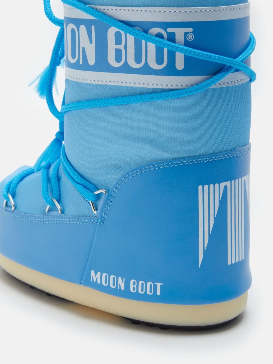 Moon Boot ICON JUNIOR NYLON BOOTS - ALASKAN BLUE