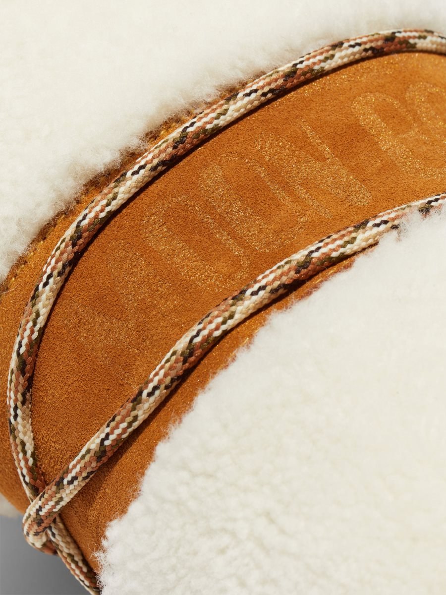 Moon Boot LAB69 ICON SHEARLING BOOTS - WHISKY WHITE