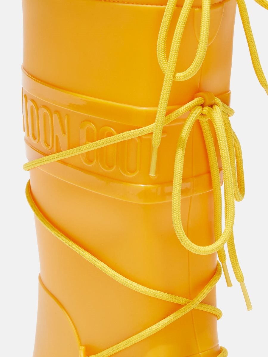 Moon Boot RUBBER RAIN BOOTS - YELLOW