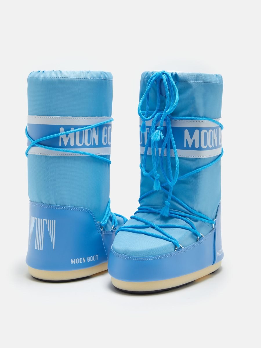 Moon Boot ICON NYLON BOOTS - ALASKAN BLUE