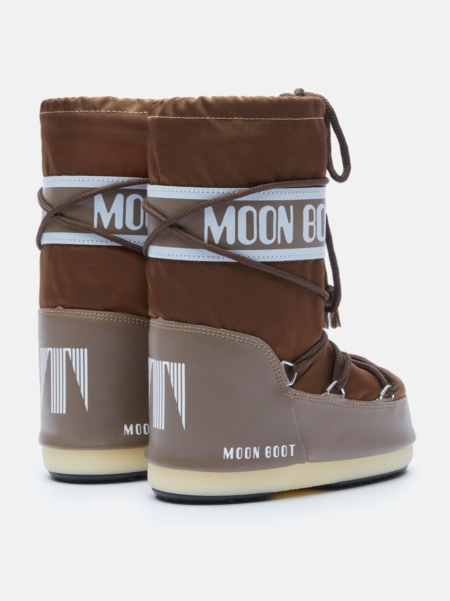 Moon Boot ICON JUNIOR NYLON BOOTS - SHITAKE