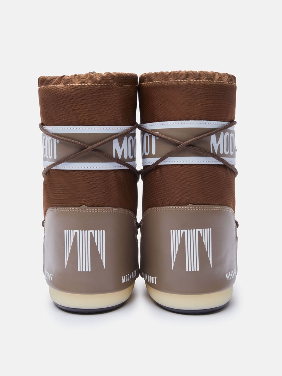 Moon Boot ICON JUNIOR NYLON BOOTS - SHITAKE