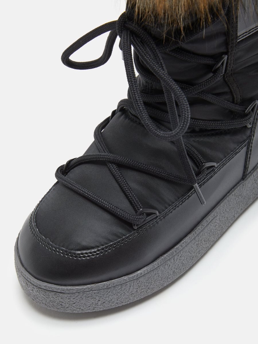 Moon Boot LTRACK LOW MONACO BOOTS - BLACK