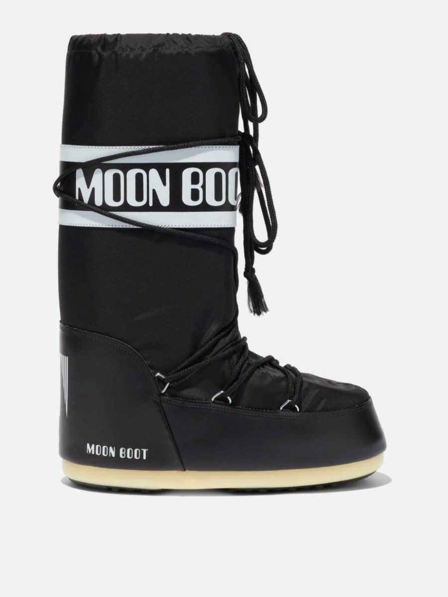 Moon Boot ICON NYLON BOOTS - BLACK
