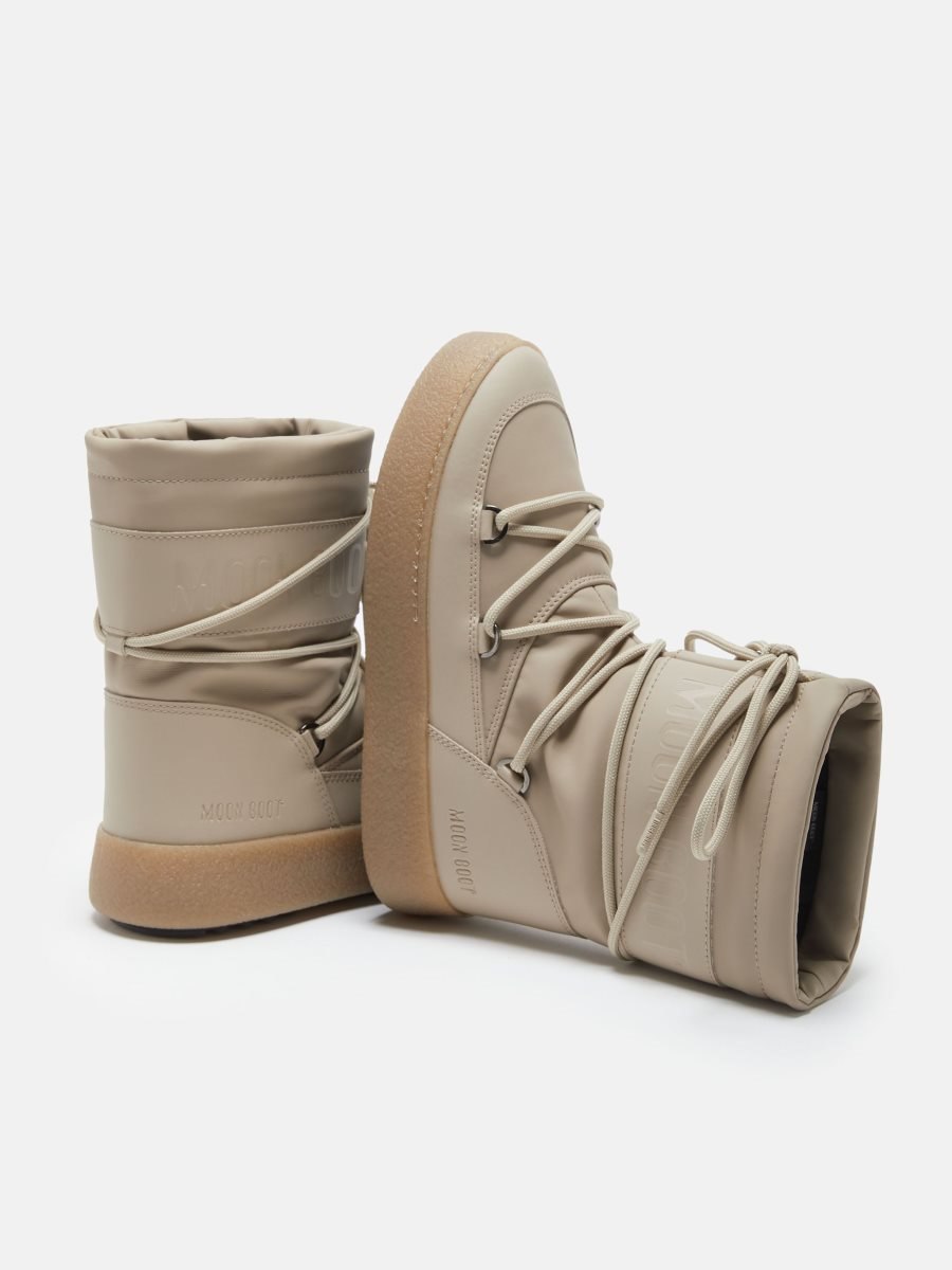 Moon Boot LTRACK TUBE RUBBER BOOTS - beige