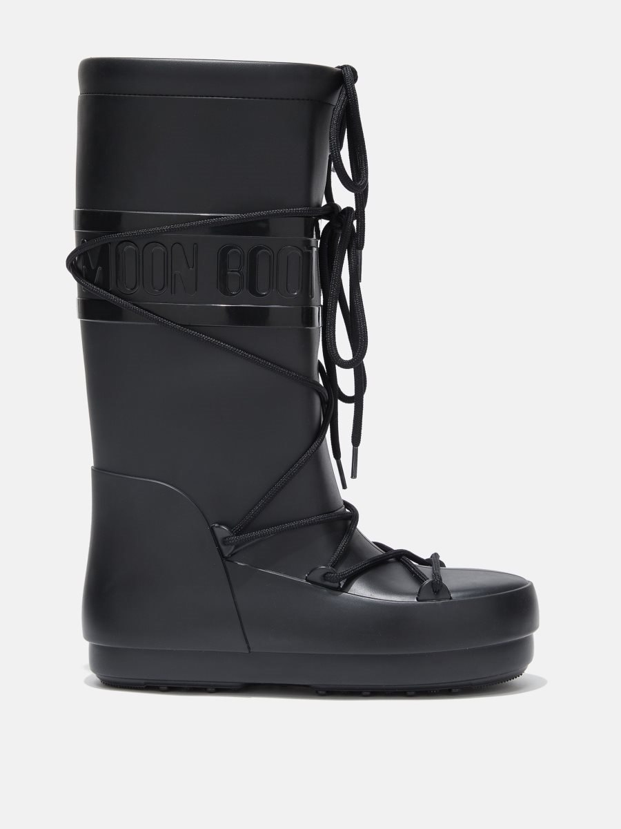 Moon Boot RUBBER RAIN BOOTS - BLACK