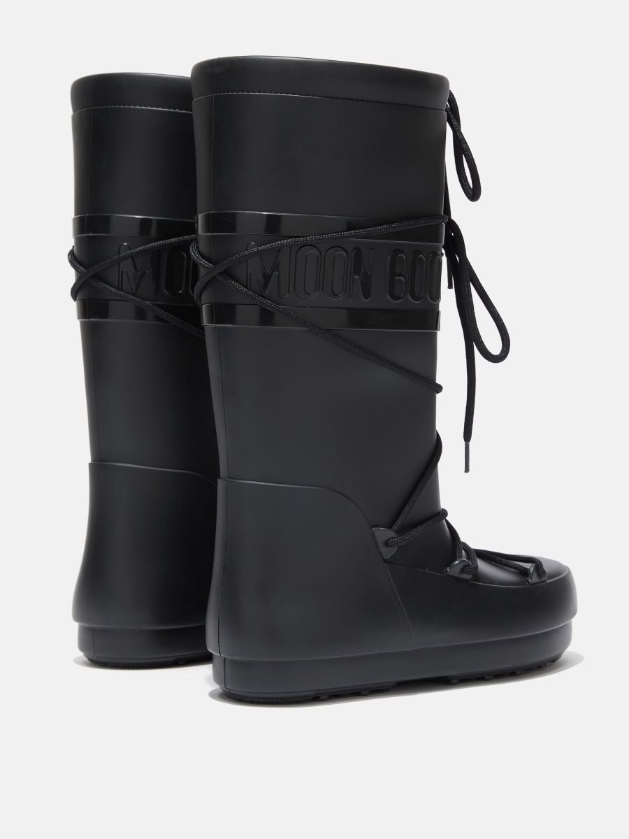 Moon Boot RUBBER RAIN BOOTS - BLACK