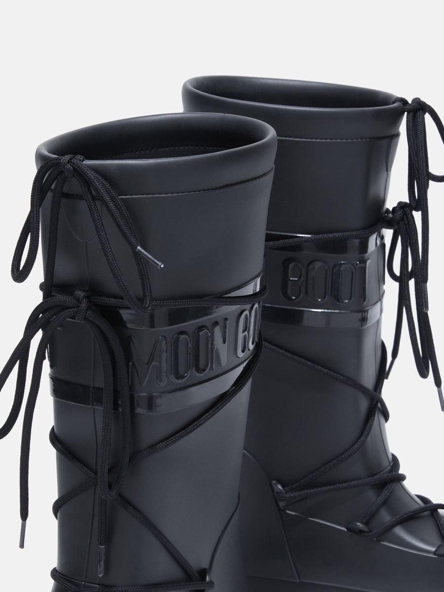 Moon Boot RUBBER RAIN BOOTS - BLACK