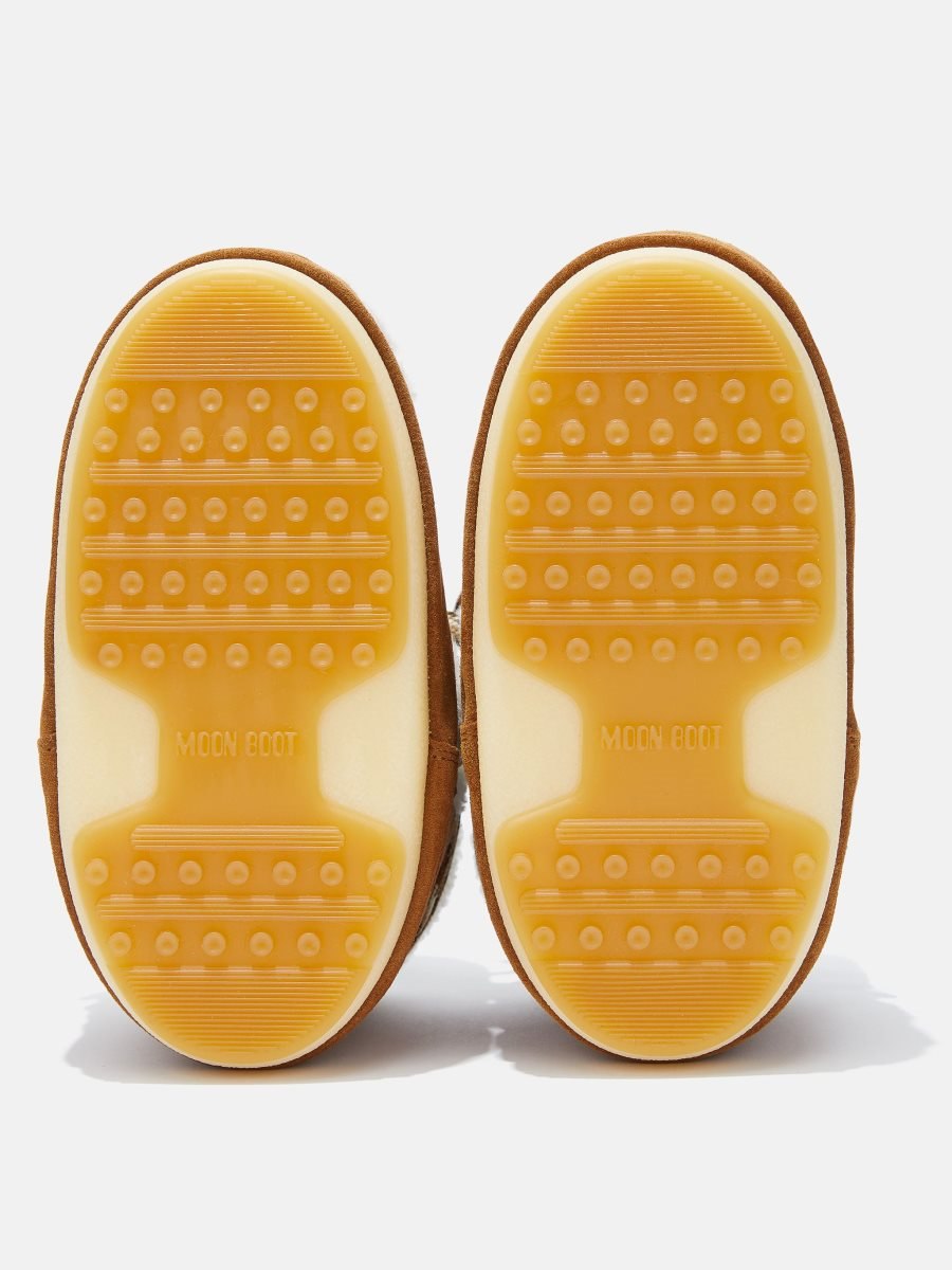 Moon Boot LAB69 ICON TAN SHEARLING PUMPS - WHISKY