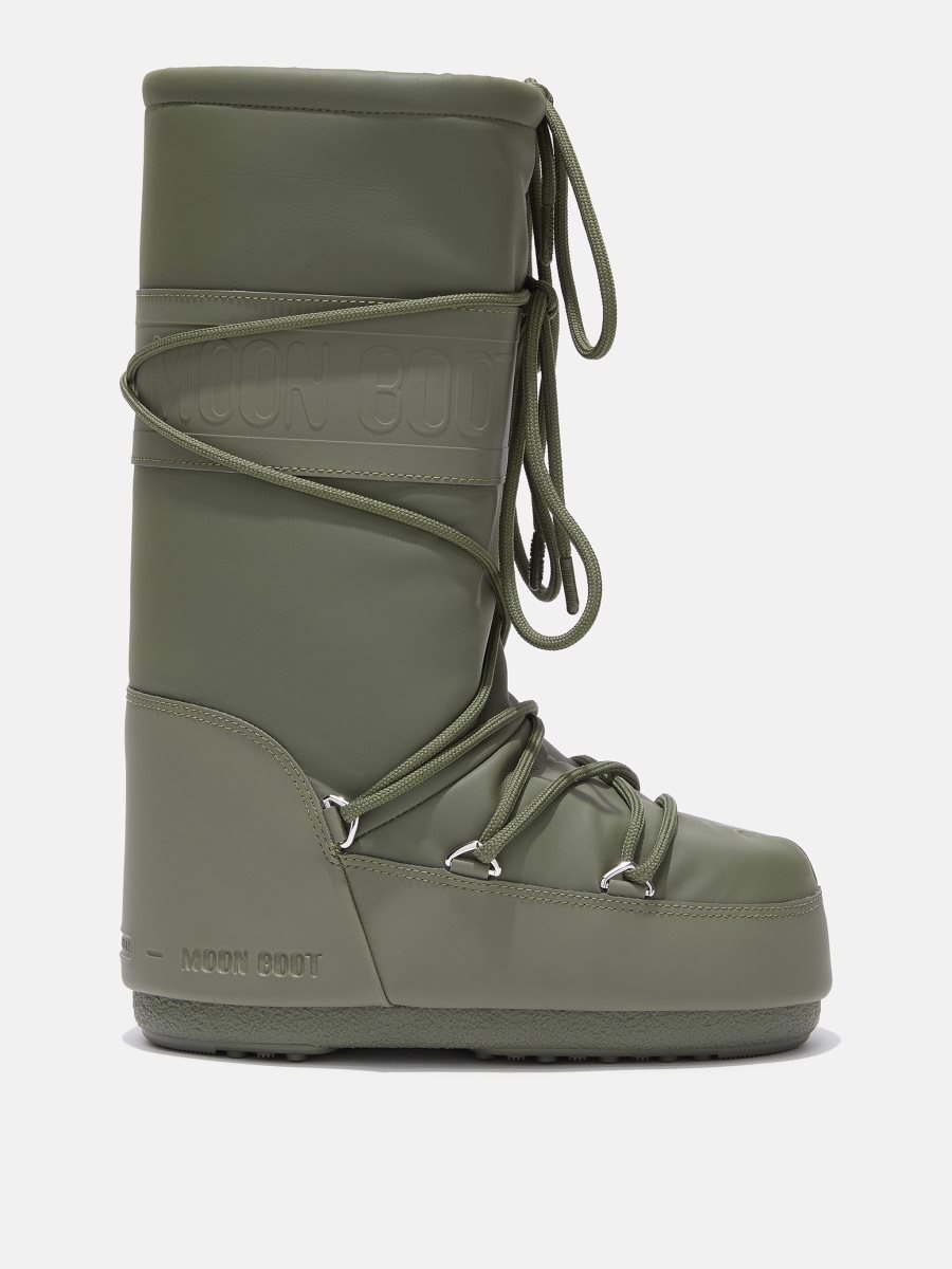 Moon Boot ICON RUBBER BOOTS - KHAKI