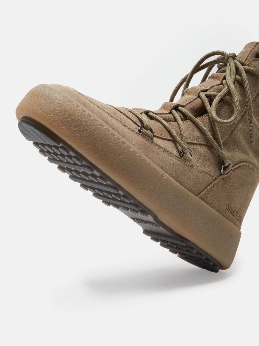 Moon Boot MTRACK LACE SUEDE BOOTS - SAND