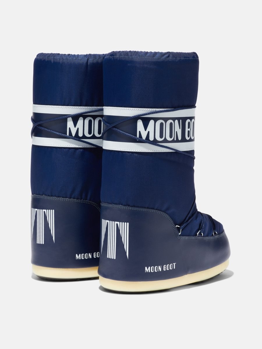 Moon Boot ICON NYLON BOOTS - BLUE - Click Image to Close