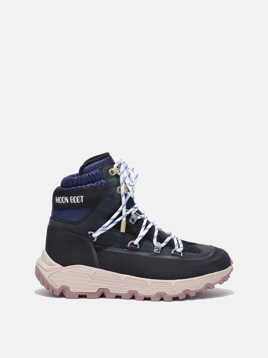 Moon Boot TECH HIKER BOOTS - BLUE/BLACK