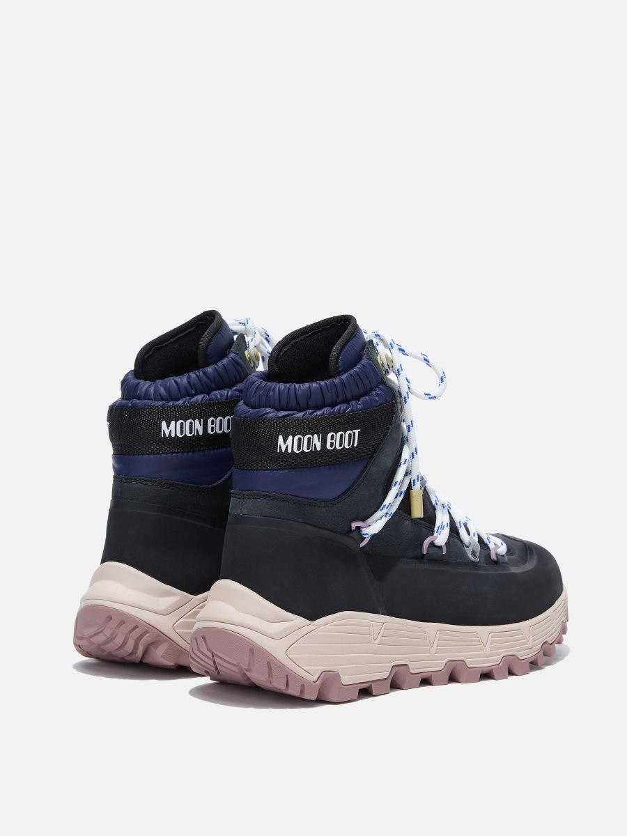 Moon Boot TECH HIKER BOOTS - BLUE/BLACK